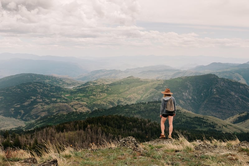 Woman Travel Adventure Hiking